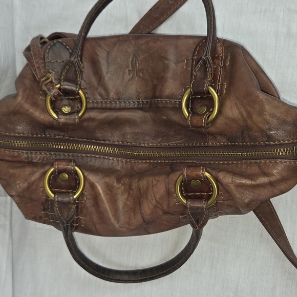 Frye Brown Leather Women's Bag EUC - Picture 12 of 14